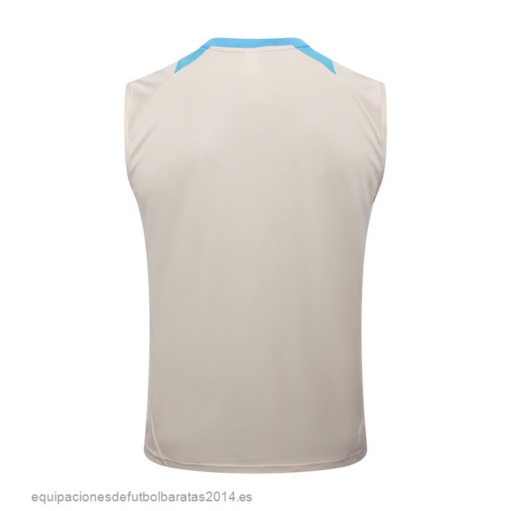 Nuevo Entrenamiento Sin Mangas Argentina 2024 Amarillo Azul Baratas